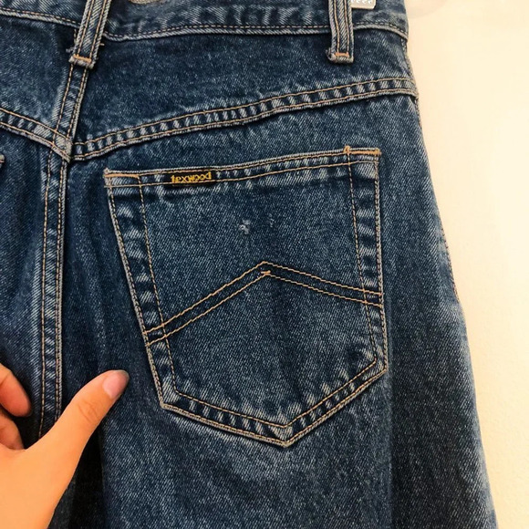 VINTAGE Texwood Patchwork Straight Leg Denim Jeans - Picture 9 of 11